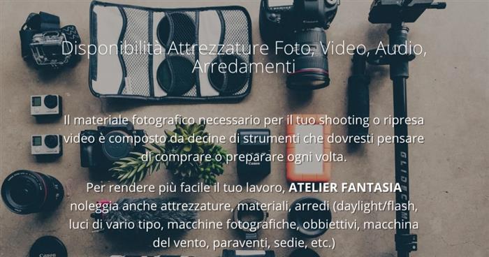 atelier fantasia studio fotografico a noleggio di milano